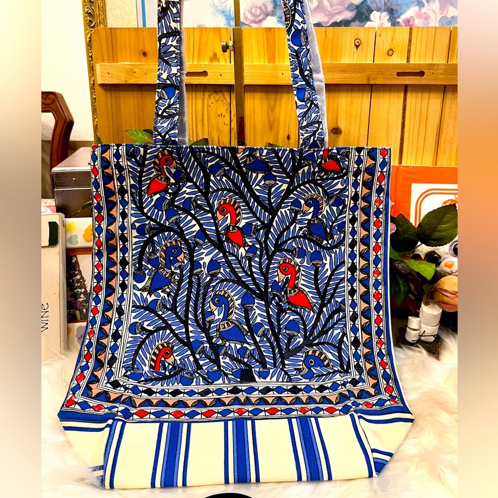 Tory Burch Canvas Wild Bird Tote